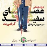 روز جهانی عصای سفید گرامی باد سربه زیران سرافراز