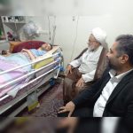 عیادت امام جمعه محبوب و شهردار مردمی شهر برزک