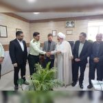 تجلیل از فرماندهی محترم پاسگاه انتظامی بخش برزک